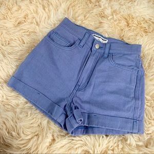 American Apparel high waisted shorts